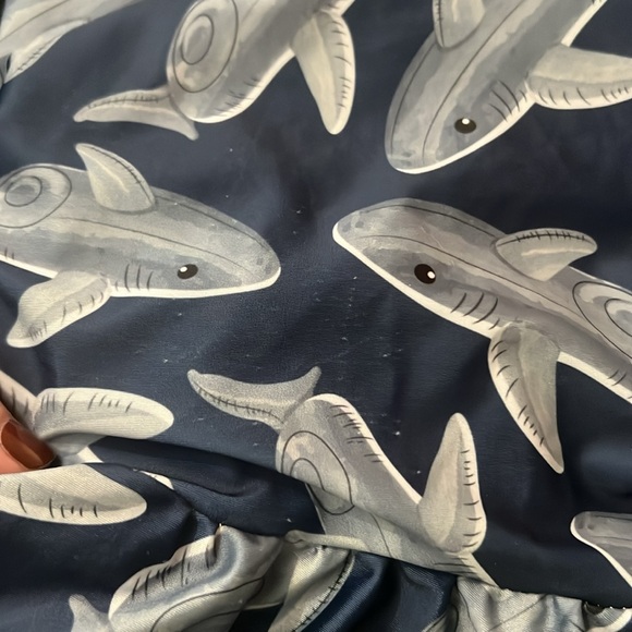 Bundle of 3 Girls Boutique Bathing Suits size 5T Disney Mickey Sharks Dinosaurs - Picture 11 of 11